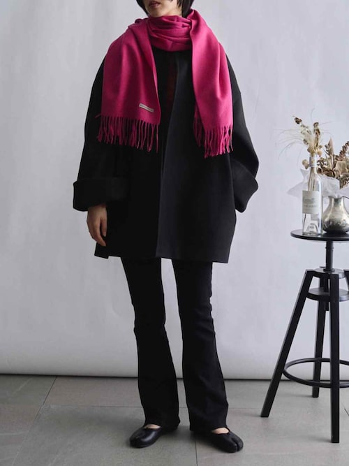 セール】【SETUP7】ウール無地ストール 手洗い可 CLIR（ストール