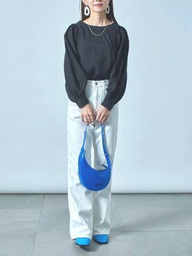 「SETUP7（セットアップセブン）のアイテム（シューズ）」を使った、setup7_womenさん（レディース・160cm）の夏コーディネート