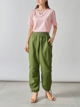 「SETUP7（セットアップセブン）のアイテム（トップス）」を使った、setup7_womenさん（レディース・160cm）の夏コーディネート