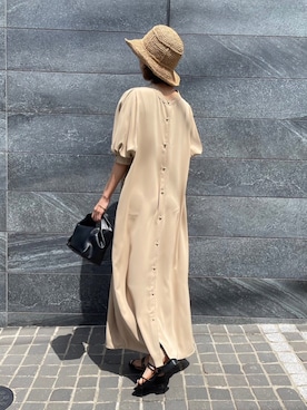 「春ワンピ」｜「アイテム（アクセサリー）」を使った、setup7_womenさん（レディース・152cm）の春コーディネート