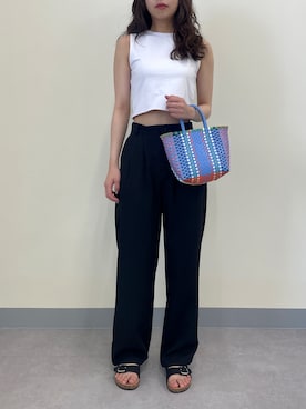 「SETUP7（セットアップセブン）のアイテム」を使った、setup7_womenさん（レディース・160cm）の夏コーディネート