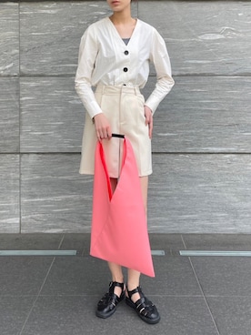 「春ワンピ」｜「アイテム（口紅/リップティント/グロス）」を使った、setup7_womenさん（レディース・158cm）の春コーディネート