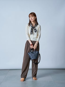 「カーディガンコーデ」｜「アイテム（財布/小物）」を使った、setup7_womenさん（レディース・160cm）の夏コーディネート