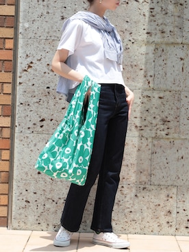 「GOLDY（ゴールディ）のアイテム（リング）」を使った、setup7_womenさん（レディース・160cm）の夏コーディネート