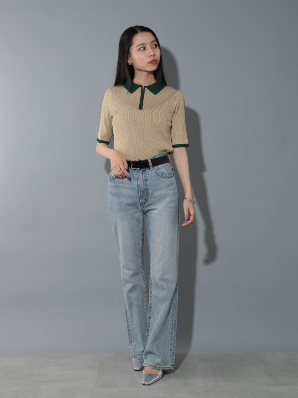 ZARA ハーフジップニット　セットアップ 03332300803-a1.jpg?ts=