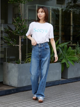 「SETUP7（セットアップセブン）のアイテム」を使った、setup7_womenさん（レディース・160cm）の夏コーディネート