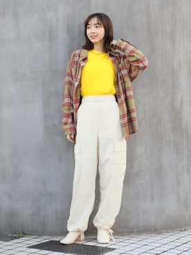 「LHME（エルエイチエムイー）のアイテム」を使った、setup7_womenさん（レディース・160cm）の秋コーディネート