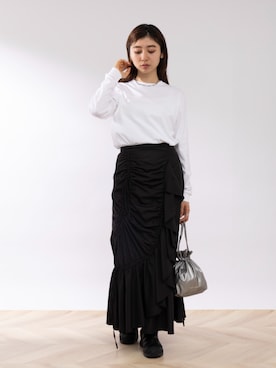 「LHME（エルエイチエムイー）のアイテム」を使った、setup7_womenさん（レディース・160cm）の春コーディネート