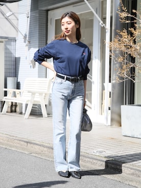 「LHME（エルエイチエムイー）のアイテム」を使った、setup7_womenさん（レディース・160cm）の春コーディネート
