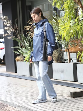 「FORECAST（フォーキャスト）のアイテム」を使った、setup7_womenさん（レディース・160cm）の春コーディネート