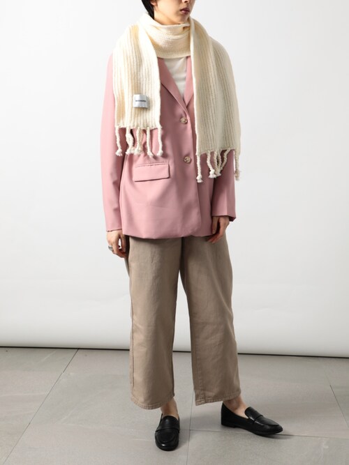 SETUP7（セットアップセブン） マフラー ストール 「SETUP7」タッセル