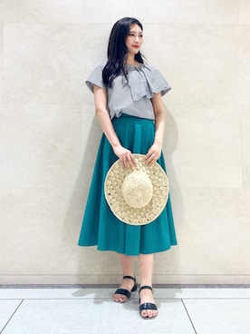 「海」｜「アイテム（その他）」を使った、ayaさん（レディース・170cm）の夏コーディネート