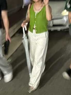 「アイテム（パンプス）」を使った、ゆさん（レディース・152cm）の夏コーディネート