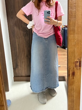「SINOON（シヌーン）のアイテム」を使った、ゆさん（レディース・152cm）の秋コーディネート
