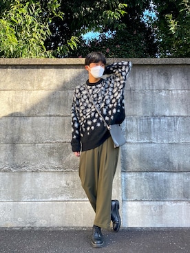「Daniel & Bob（ダニエル&ボブ）のアイテム（バッグ）」を使った、IBchanさん（メンズ・174cm）の秋コーディネート