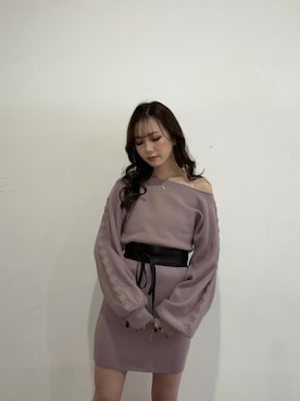 「ニット/セーター」｜maiさん（レディース・158cm）の冬コーディネート