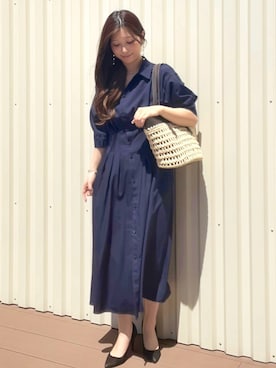 「OPAQUE.CLIP（オペークドットクリップ）のアイテム」を使った、𝘙𝘢𝘮𝘶さん（レディース・158cm）の春コーディネート