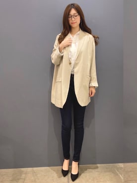 𝘙𝘢𝘮𝘶さん（レディース・158cm）の春コーディネート