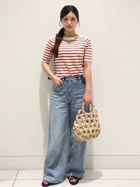 「オペークドットクリップ」｜𝘙𝘢𝘮𝘶さん（レディース・158cm）の夏コーディネート
