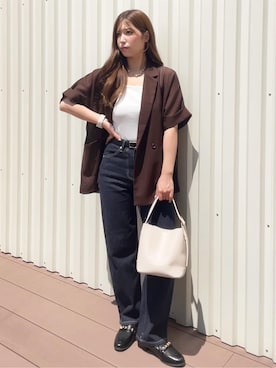 𝘙𝘢𝘮𝘶さん（レディース・158cm）の秋コーディネート
