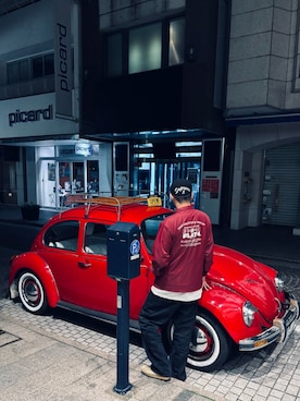 「Supreme （シュプリーム）のアイテム」を使った、小童さん（メンズ・185cm）の春コーディネート