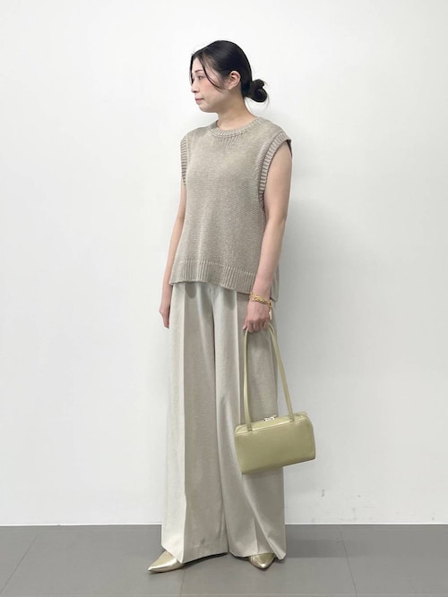 バックスリットノースリーブプルオーバー（Tシャツ/カットソー
