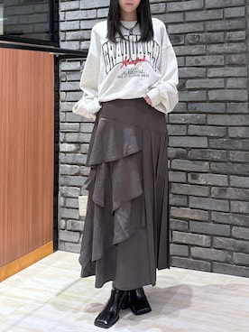 misakiさん（レディース・166cm）の冬コーディネート