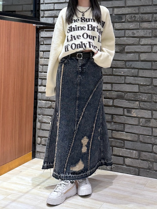 PAGEBOY 浜松市野イオンモールmisakiさんのデニムスカートを使った 