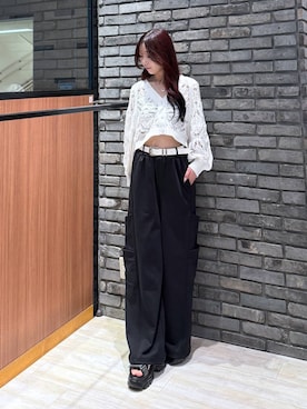 「PAGEBOY（ページボーイ）のアイテム」を使った、misakiさん（レディース・166cm）の夏コーディネート
