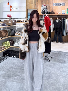 「クリスマス」｜「アイテム（ジャケット/アウター）」を使った、misakiさん（レディース・166cm）の冬コーディネート