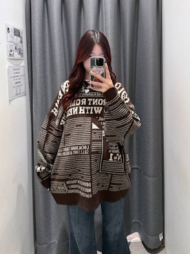 「PBLIM（ページボーイリム）のアイテム」を使った、misakiさん（レディース・166cm）の冬コーディネート