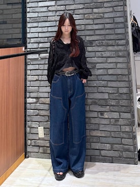 「PBLIM（ページボーイリム）のアイテム」を使った、misakiさん（レディース・166cm）の春コーディネート