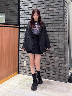 「クリスマス」｜「アイテム（ジャケット/アウター）」を使った、misakiさん（レディース・166cm）の秋コーディネート