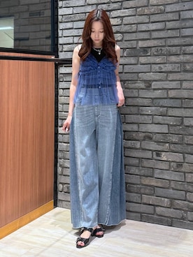 「アイテム（キャミソール）」を使った、misakiさん（レディース・166cm）の夏コーディネート
