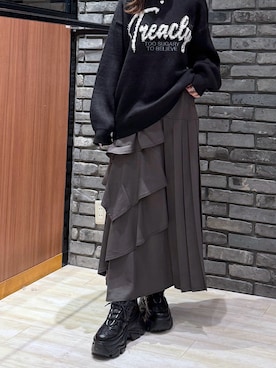 misakiさん（レディース・166cm）の冬コーディネート