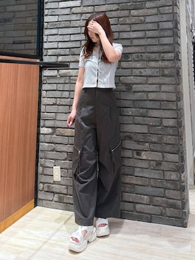 「大人可愛い」｜misakiさん（レディース・166cm・20代）の夏コーディネート