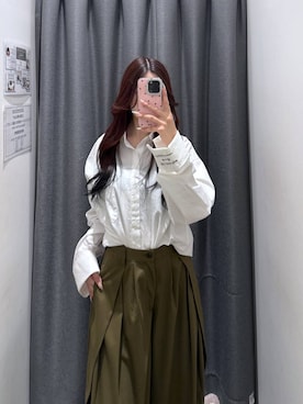 「PBLIM（ページボーイリム）のアイテム」を使った、misakiさん（レディース・166cm）の夏コーディネート