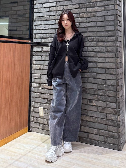ワイドベルベットデニム（デニムパンツ）｜PAGEBOY（ページ