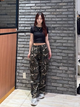 「PBLIM（ページボーイリム）のアイテム」を使った、misakiさん（レディース・166cm）の春コーディネート