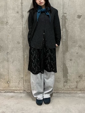 「アイテム（キャミソール）」を使った、likel1yさん（レディース・152cm・20代）の冬コーディネート