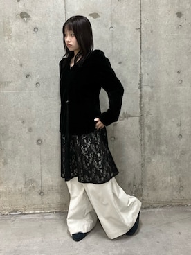 「アイテム（キャミソール）」を使った、likel1yさん（レディース・152cm・20代）の冬コーディネート