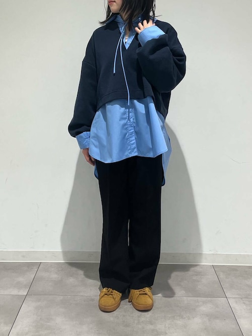 セール】ボリュームスリーブクロップドトップ（スウェット）｜SENSE OF