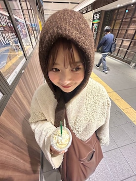 「LOWRYS FARM（ローリーズファーム）のアイテム（ファッション雑貨）」を使った、miwakana1011さん（レディース・154cm）の秋コーディネート