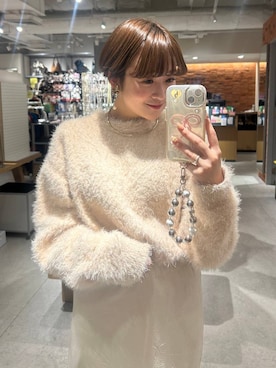 「アイテム（チョーカー）」を使った、miwakana1011さん（レディース・154cm）の冬コーディネート