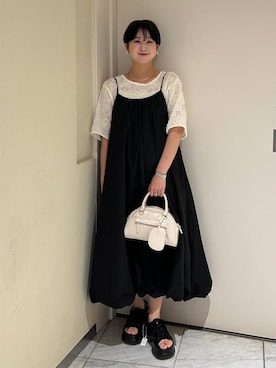 「アイテム（ワンピース/ドレス）」を使った、miwakana1011さん（レディース・154cm・20代）の春コーディネート