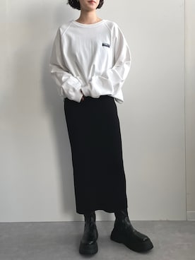 「スカートコーデ」｜apさん（レディース・157cm）の冬コーディネート