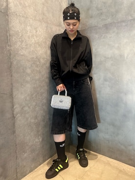 「アイテム（ジャージ）」を使った、ORさん（レディース・162cm）の夏コーディネート
