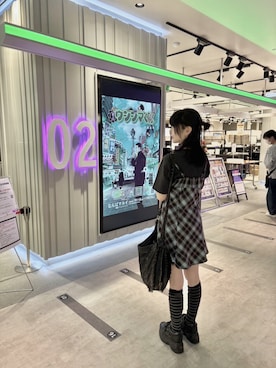 「アイテム（ワンピース）」を使った、くろるさん（レディース・157cm）の夏コーディネート