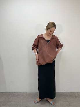 「SHENERY（シーナリー）のアイテム（ブルゾン）」を使った、kawashima_164cmさん（レディース・164cm）の冬コーディネート