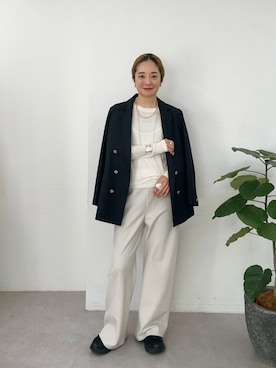 「SHENERY」｜「アイテム（ジャケット/アウター）」を使った、kawashima_164cmさん（レディース・164cm）の冬コーディネート